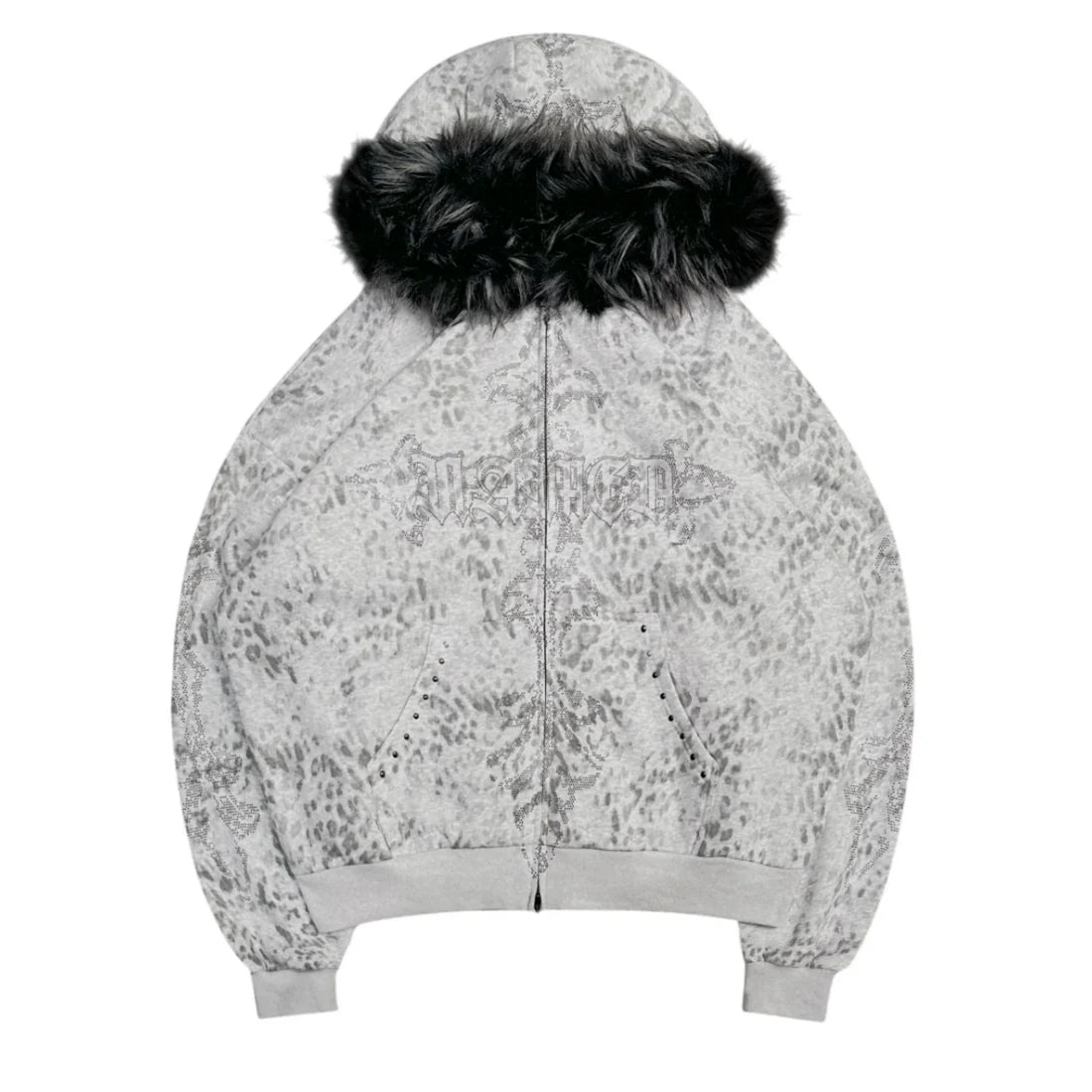 Snow Leopard Zip-Up